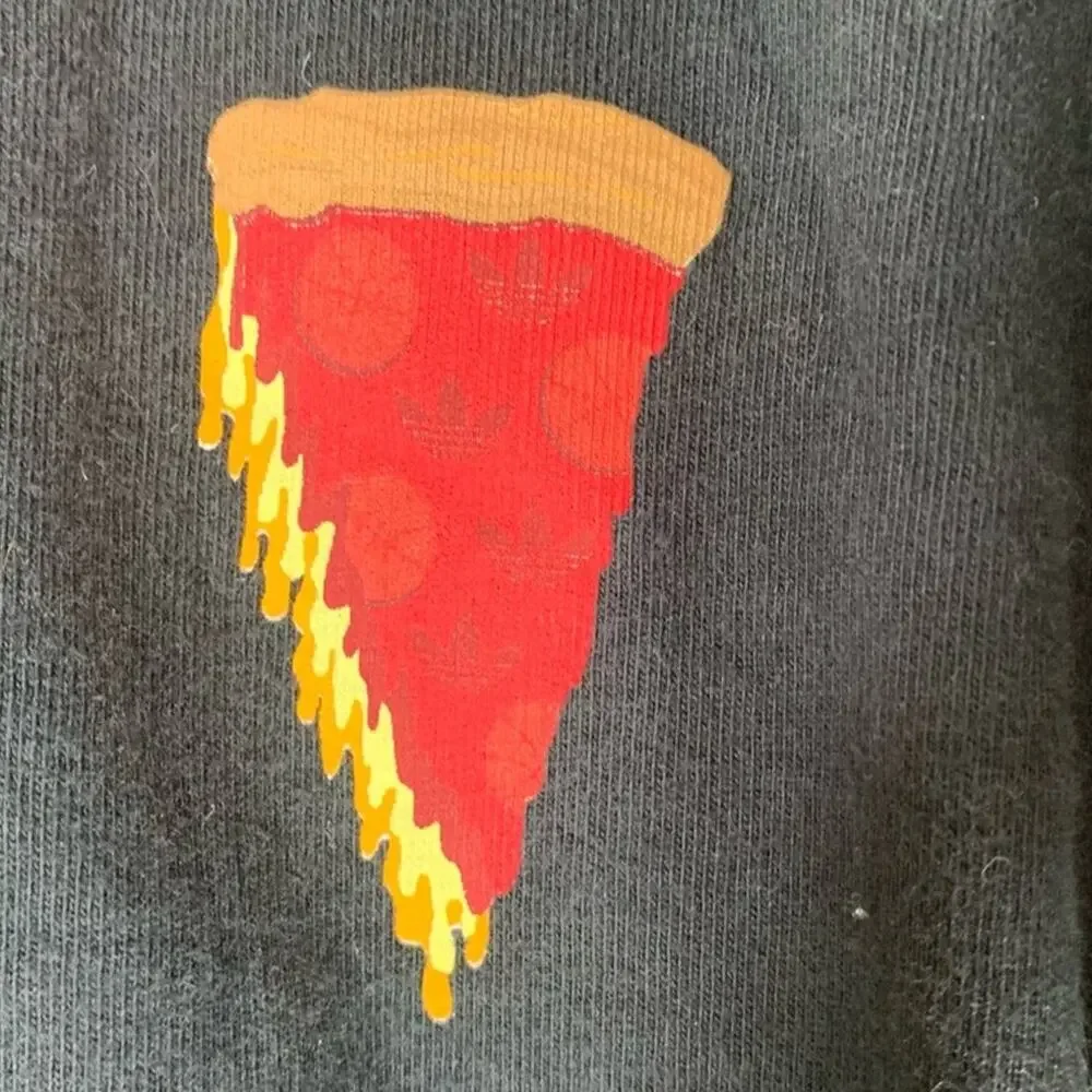 Adidas Chicago Deep Dish Pizza Long Sleeve Shirt Size SMALL Mens - Picture 7 of 9